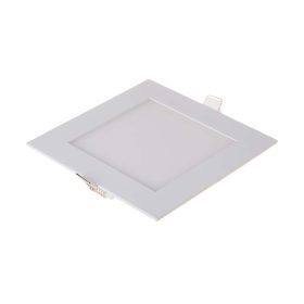   V-TAC süllyeszthető szögletes fémházas LED panel 12W hideg fehér - SKU 214868