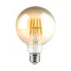 V-TAC 8W borostyán E27 G95 filament LED égő, 2200K - SKU 217145