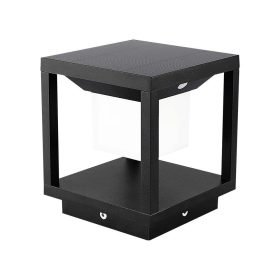   V-TAC fekete házas 2W napelemes LED 16 cm állólámpa, IP65, meleg fehér - SKU 6805