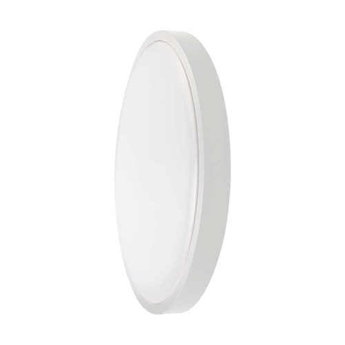 V-TAC mennyezeti kerek 24W lámpa, IP44, fehér, szenzorral, hideg fehér, 100 Lm/W - SKU 7664