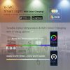 V-TAC E27 okos A65 LED égő 14W RGB+CCT, 100 Lm/W - SKU 2999