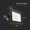V-TAC okos LED reflektor 20W RGB+CCT, fekete házzal - SKU 3025
