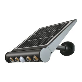   V-TAC 8in1 napelemes 8W LED lámpa, mozgásérzékelővel, hideg fehér - SKU 6850