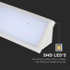V-TAC Landscape 12W kültéri fali LED lámpa meleg fehér, fehér házzal, 100 Lm/W - SKU 6813