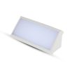 V-TAC Landscape 12W kültéri fali LED lámpa természetes fehér, fehér házzal, 100 Lm/W - SKU 6814
