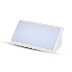   V-TAC Landscape 20W kültéri fali LED lámpa meleg fehér, fehér házzal, 100 Lm/W - SKU 6816