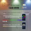 V-TAC 36W csillagos mennyezeti, 32cm okos LED lámpa, RGB+CCT, 100 Lm/W - SKU 7695