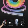 V-TAC 5m-es, smart LED neon szalag szett, RGB, futófény IP68 - SKU 3005