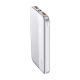 V-TAC fehér 10000mAh powerbank, Power Delivery, gyorstöltéssel, Type-C kábellel - SKU 7832