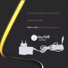 V-TAC 20W fekete asztali LED lámpa, meleg fehér - SKU 2140311