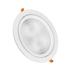   V-TAC süllyeszthető LED SMD mélysugárzó lámpa 10W meleg fehér, 100 Lm/W - SKU 21839