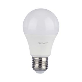   V-TAC 10.5W E27 hideg fehér A60 LED égő, 100 Lm/W - SKU 21179