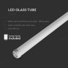 V-TAC üveg LED fénycső 150cm T8 20W meleg fehér, 105 Lm/W - SKU 7799