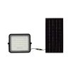 V-TAC 6000mAh napelemes LED reflektor 10W hideg fehér, 800 Lumen, fekete házzal - SKU 7823