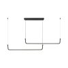 V-TAC 24W designer kétirányú csillár, természetes fehér, fekete házzal, 100 Lm/W - SKU 6941