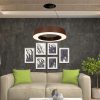 V-TAC dimmelhető 50W designer körcsillár, természetes fehér, Corten barna ház, 120 Lm/W - SKU 6959