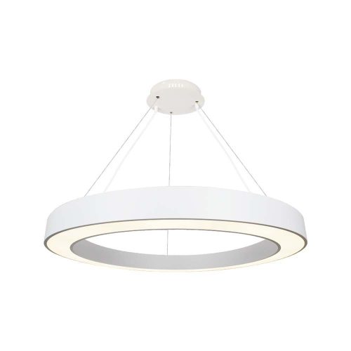 V-TAC dimmelhető 90W designer körcsillár, természetes fehér, fehér házzal, 120 Lm/W - SKU 6962