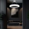 V-TAC dimmelhető 90W designer körcsillár, természetes fehér, fehér házzal, 120 Lm/W - SKU 6962