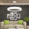 V-TAC dimmelhető 90W designer körcsillár, természetes fehér, fehér házzal, 120 Lm/W - SKU 6962