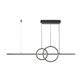   V-TAC 15W designer háromágú csillár, természetes fehér, fekete házzal, 100 Lm/W - SKU 6935