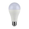 V-TAC 15W E27 A65 izzó meleg fehér LED égő, 100 Lm/W - SKU 214453