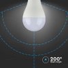 V-TAC 15W E27 A65 izzó meleg fehér LED égő, 100 Lm/W - SKU 214453