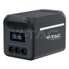 V-TAC hordozható töltőállomás 1800W, napelemes töltési lehetőséggel, EU dugalj, Wifis - SKU 12708