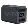 V-TAC hordozható töltőállomás 1800W, napelemes töltési lehetőséggel, EU dugalj, Wifis - SKU 12708