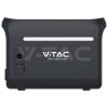 V-TAC hordozható töltőállomás 1800W, napelemes töltési lehetőséggel, EU dugalj, Wifis - SKU 12708