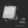 V-TAC PRO D-széria LED reflektor 50W természetes fehér 115 Lm/W, fekete ház - SKU 8844