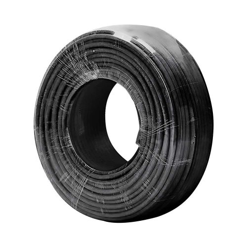 V-TAC PV 6mm2 fekete vezeték, 50 méteres tekercs, napelem installációhoz - SKU 11830