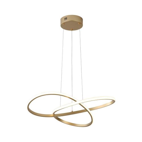 V-TAC Arany színű designer csillár, 20W, Meleg fehér, 125 Lm/W - SKU 8014