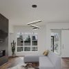V-TAC fekete házas 3 körös csillár, 32W, Meleg fehér, 120 Lm/W - SKU 8017