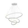 V-TAC fehér házas 3 körös csillár, 32W, Meleg fehér, 120 Lm/W - SKU 8018