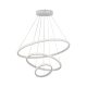 V-TAC fehér házas 3 körös csillár, 32W, Meleg fehér, 120 Lm/W - SKU 8018