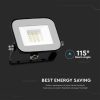 V-TAC SP-széria LED reflektor 10W természetes fehér, fekete ház - SKU 9899