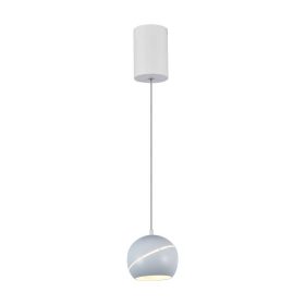   V-TAC 8.5W gömbcsillár, fehér házzal, érintéssel vezérelhető, meleg fehér, 100 Lm/W - SKU 8002