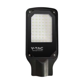   V-TAC utcai LED térvilágító, 30W, hideg fehér, fekete házas - SKU 10207