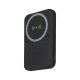 V-TAC 10000mAh powerbank, MagSafe vezeték nélküli töltéssel, fekete - SKU 23038