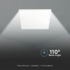 V-TAC süllyeszthető LED panel meleg fehér 36W 60 x 60cm, 110 Lm/W, Back-Lit - SKU 10557