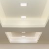 V-TAC süllyeszthető, műanyag házas, szögletes LED panel 18W, hideg fehér - SKU 10488