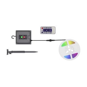   V-TAC 1.2W napelemes LED szalag szett, IP67, SMD 2835, 60 LED/m, színes - SKU 23046
