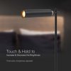 V-TAC mágneses 3in1 LED lámpa, fekete házzal, természetes fehér fénnyel - SKU 23042