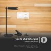 V-TAC mágneses 3in1 LED lámpa, fekete házzal, természetes fehér fénnyel - SKU 23042