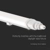 V-TAC sorolható 48W beépített LED-es 150cm armatúra, hideg fehér, IP65 (L-széria) - SKU 23086