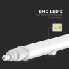 V-TAC sorolható 48W beépített LED-es 150cm armatúra, hideg fehér, IP65 (L-széria) - SKU 23086