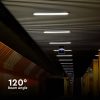 V-TAC sorolható 48W beépített LED-es 150cm armatúra, hideg fehér, IP65 (L-széria) - SKU 23086