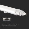 V-TAC sorolható 48W beépített LED-es 150cm armatúra, hideg fehér, IP65 (L-széria) - SKU 23086