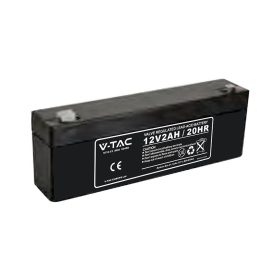   V-TAC 12V 2Ah Ólomsavas akkumulátor, zselés akku T1 saruval - SKU 23450