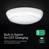 V-TAC CREE LED állítható teljesítményű, szenzorral és vészakkus CCT lámpa IP54 - SKU 812-24-6